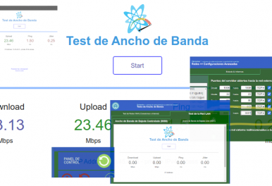 Test de Ancho de Banda Interno en Sislander 22.07