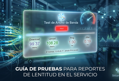 Guía de pruebas para reportes de lentitud en el servicio